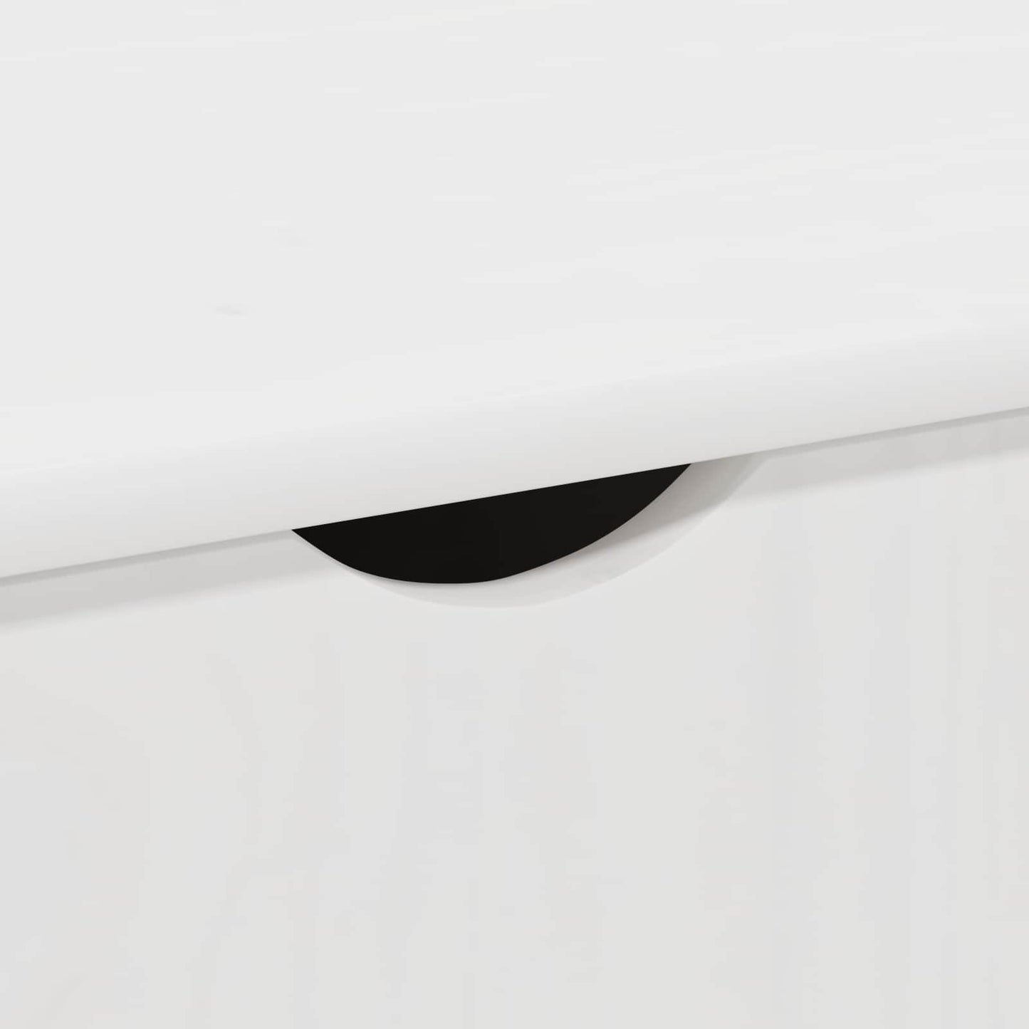 Rullende skap med hjul Hvit 100 x 39 x 65,5 cm Massiv furu