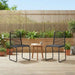 Hagestoler 2 pcs Svart 48 x 55 x 89,5 cm Rotting