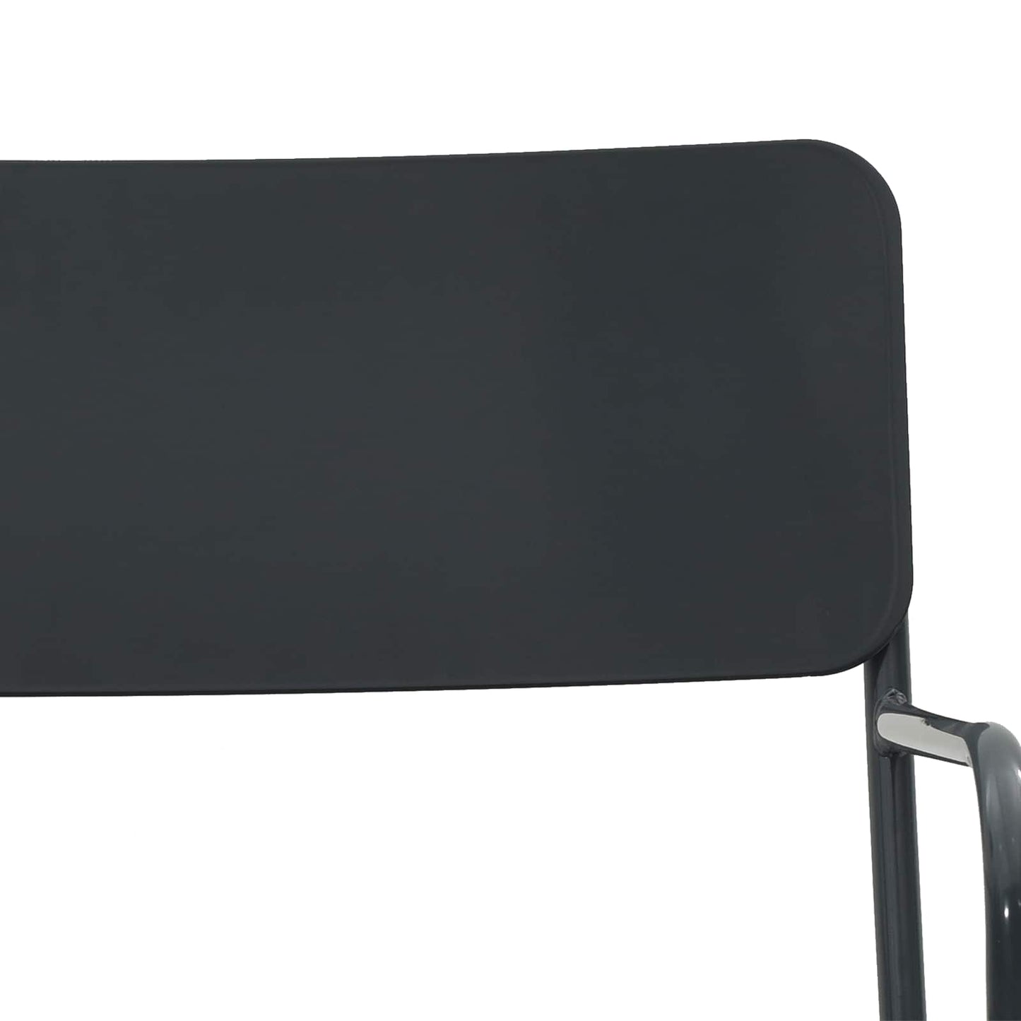 Hagestoler 2 pcs Antrasitt 51 x 55 x 81 cm Stål