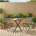 Hagestoler 2 pcs Antrasitt 52,5 x 46 x 82 cm Jern