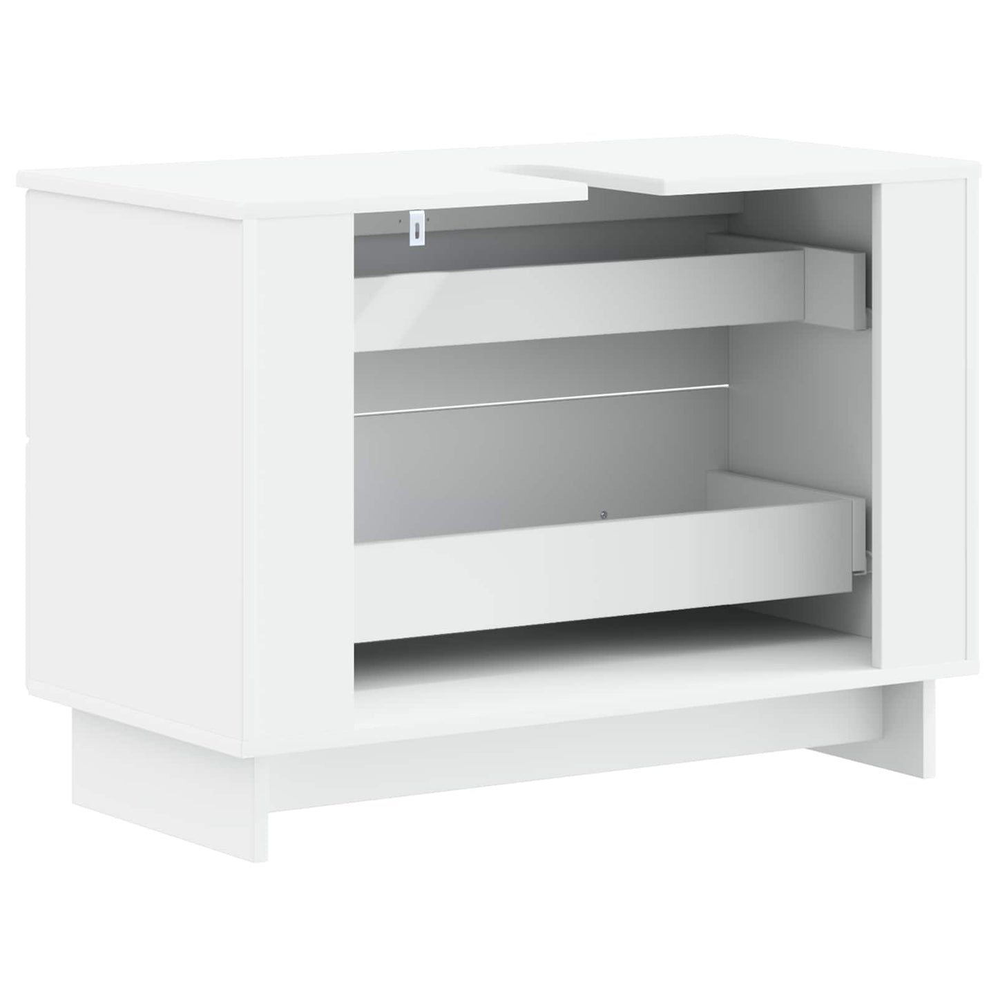 Baderomsvaskeskap EDE Hvit 82 x 41 x 59 cm Konstruert tre