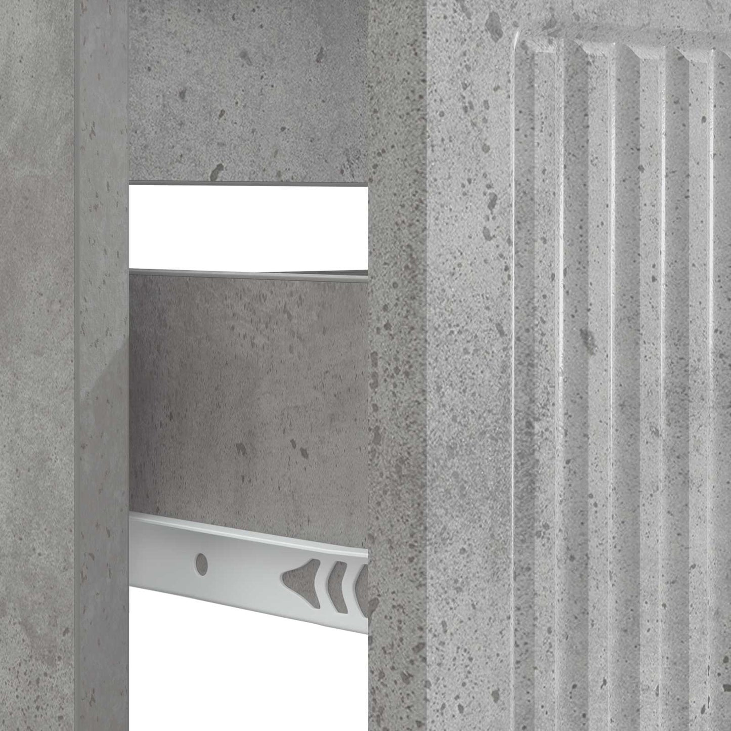 Baderomsvaskeskap EDE Betonggrå 82 x 41 x 59 cm Konstruert tre