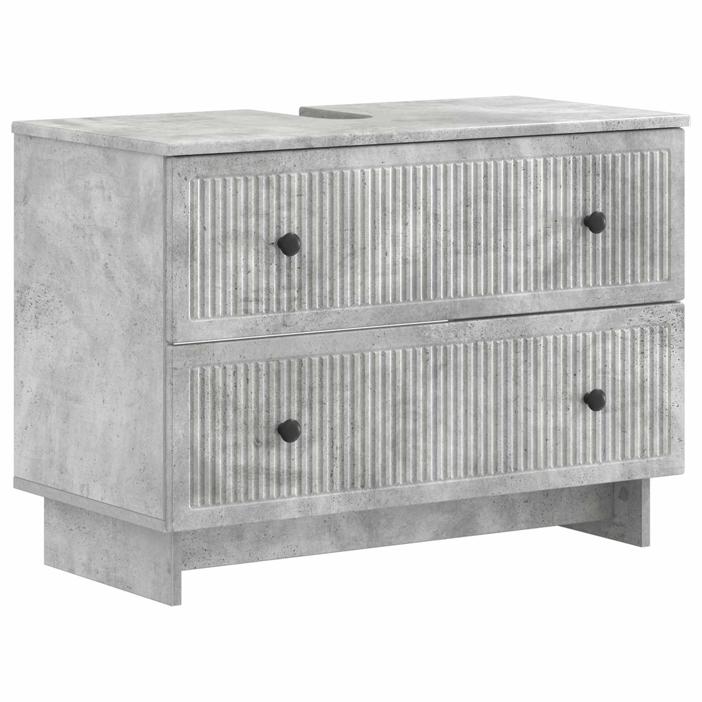 Baderomsvaskeskap EDE Betonggrå 82 x 41 x 59 cm Konstruert tre