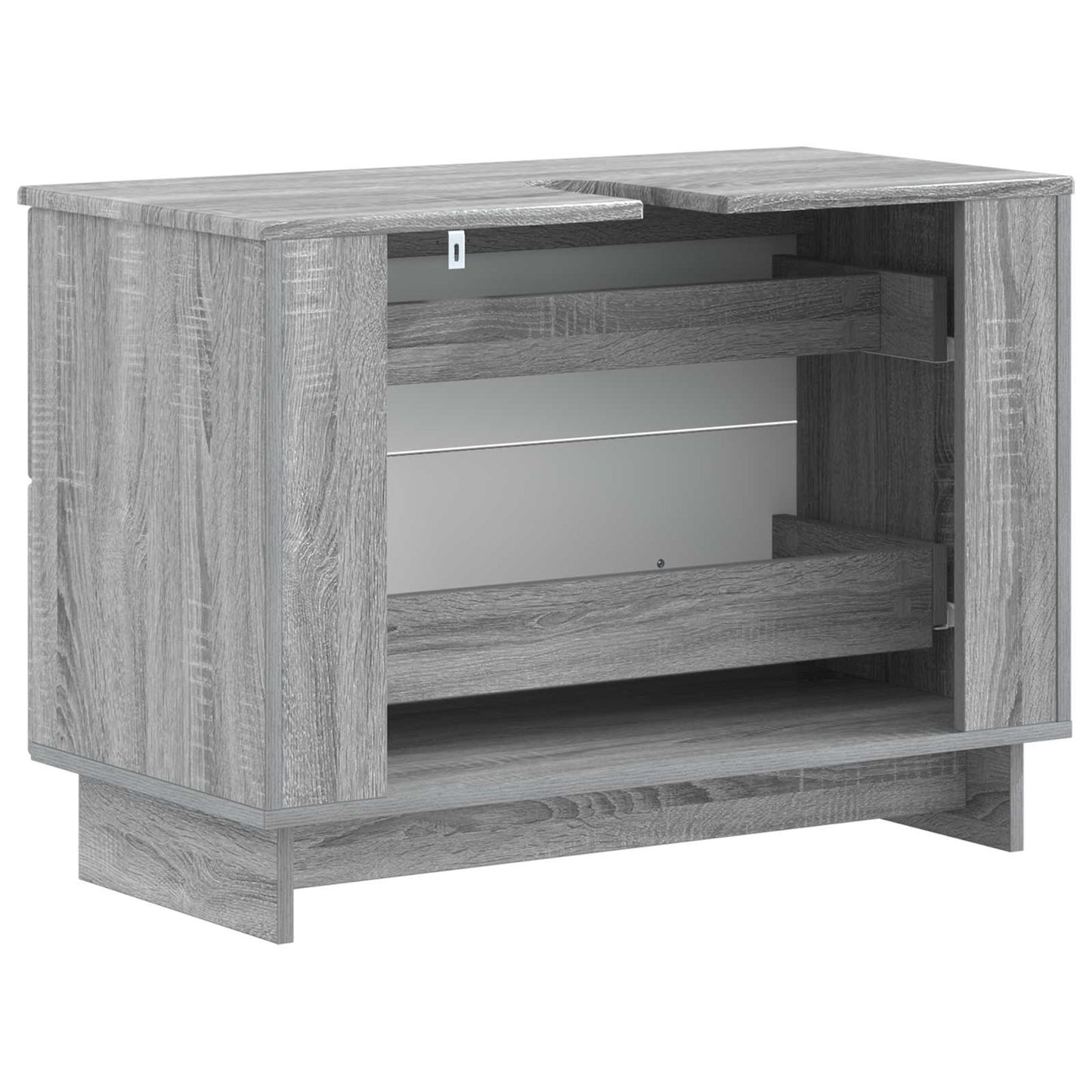 Baderomsvaskeskap EDE Grå Sonoma 82 x 41 x 59 cm Konstruert tre
