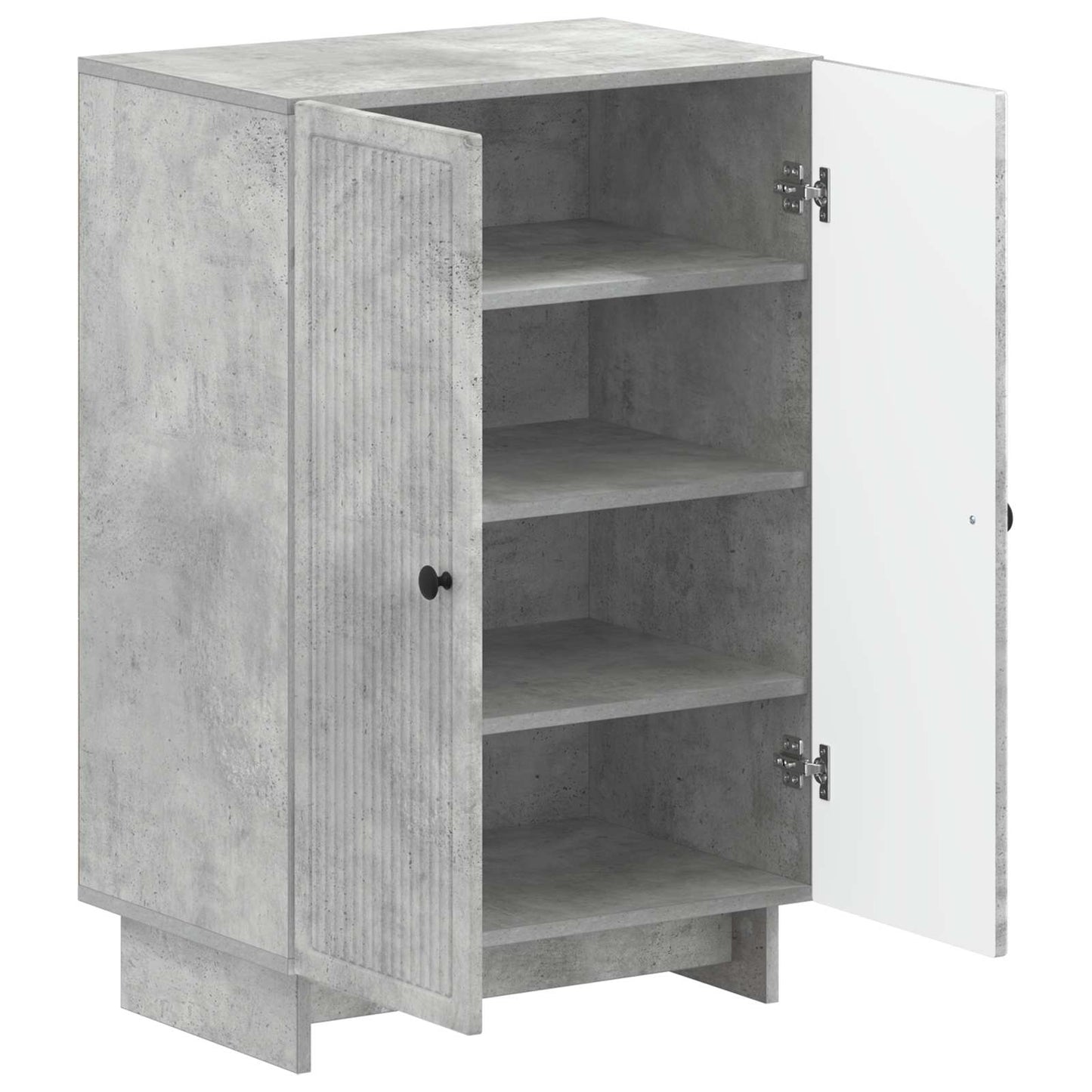 Sko Skap EDE 59,5 x 39,5 x 90 cm Konstruert tre Betonggrå