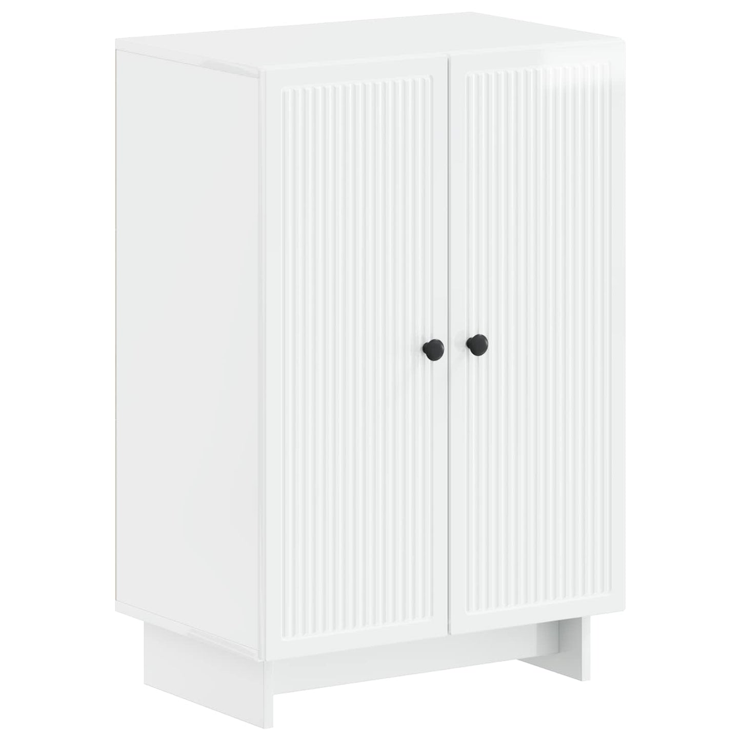 Sko Skap EDE 59,5 x 39,5 x 90 cm Konstruert tre Høgglans hvit