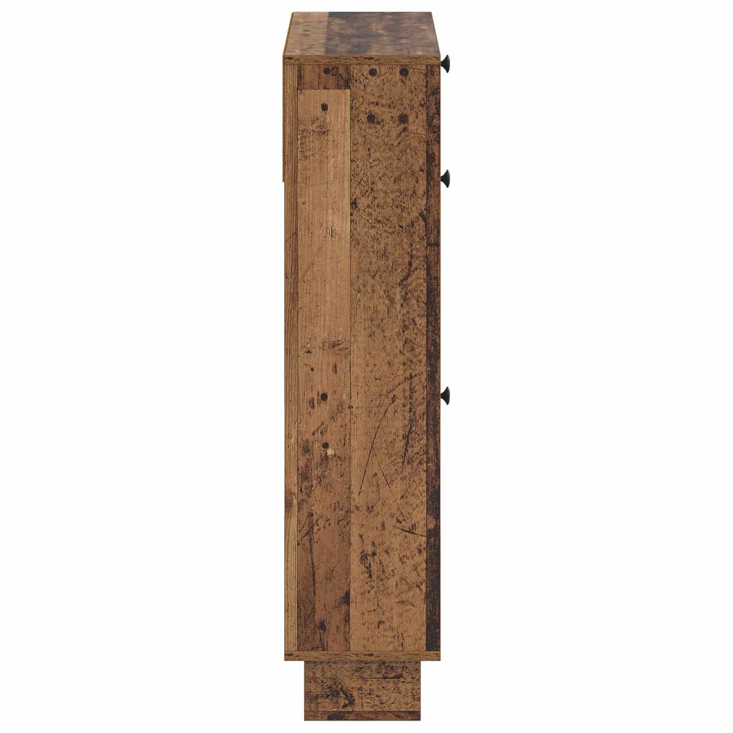 Sko Skap EDE 78 x 24 x 103 cm Konstruert tre Gammelt tre