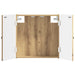 Dartbrettskap EDE Artisan eik 52,5 x 10,5 x 53,5 cm