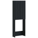 Toalett skap EDE Svart 66 x 25,5 x 190 cm Konstruert tre