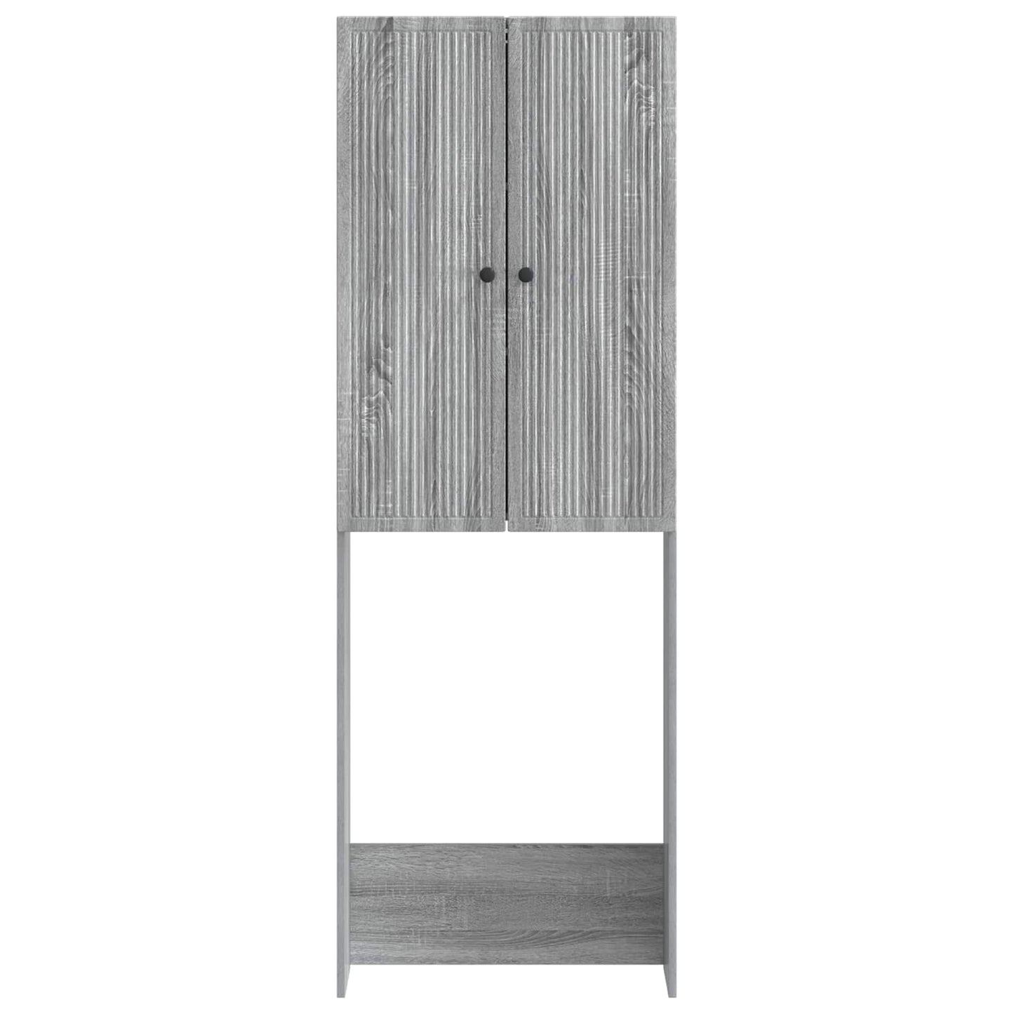 Toalett skap EDE Grå Sonoma 66 x 25,5 x 190 cm Konstruert tre