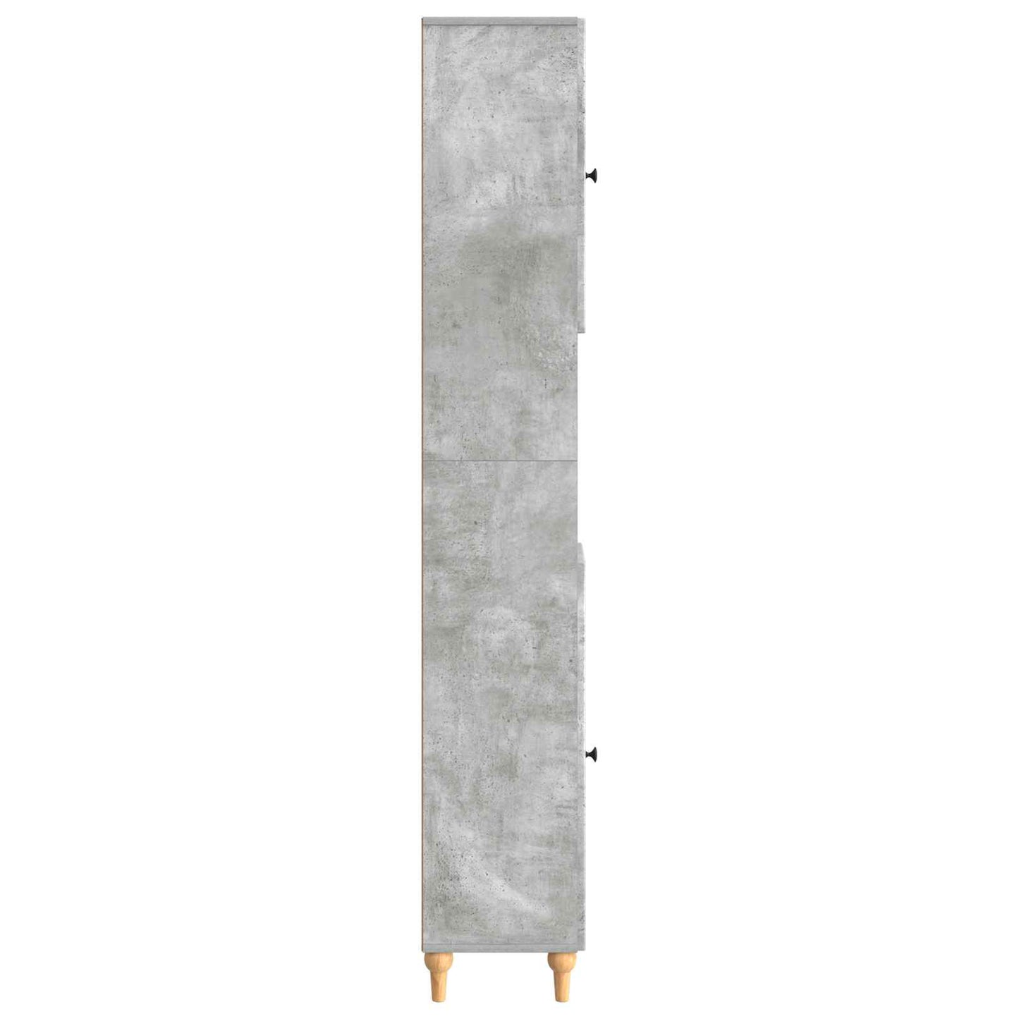 Baderomsskap med åpen hylle ALKMAAR Betonggrå 30 x 31 x 190 cm