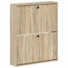 Vegghengt skoskap ALKMAAR 71 x 17 x 86 cm Konstruert tre