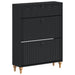Sko Skap ALKMAAR 78 x 24 x 103 cm Konstruert tre Svart
