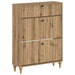 Sko Skap ALKMAAR 78 x 24 x 103 cm Konstruert tre Artisan eik