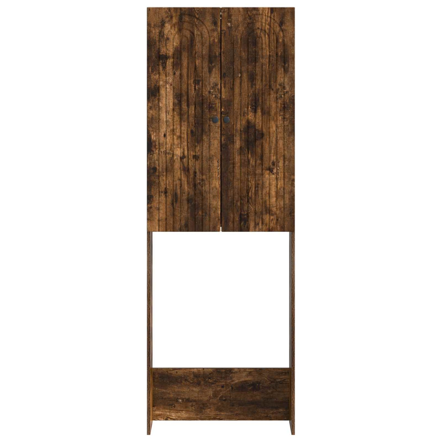 Toalett skap ALKMAAR Røkt Eik 66 x 25,5 x 190 cm Konstruert tre