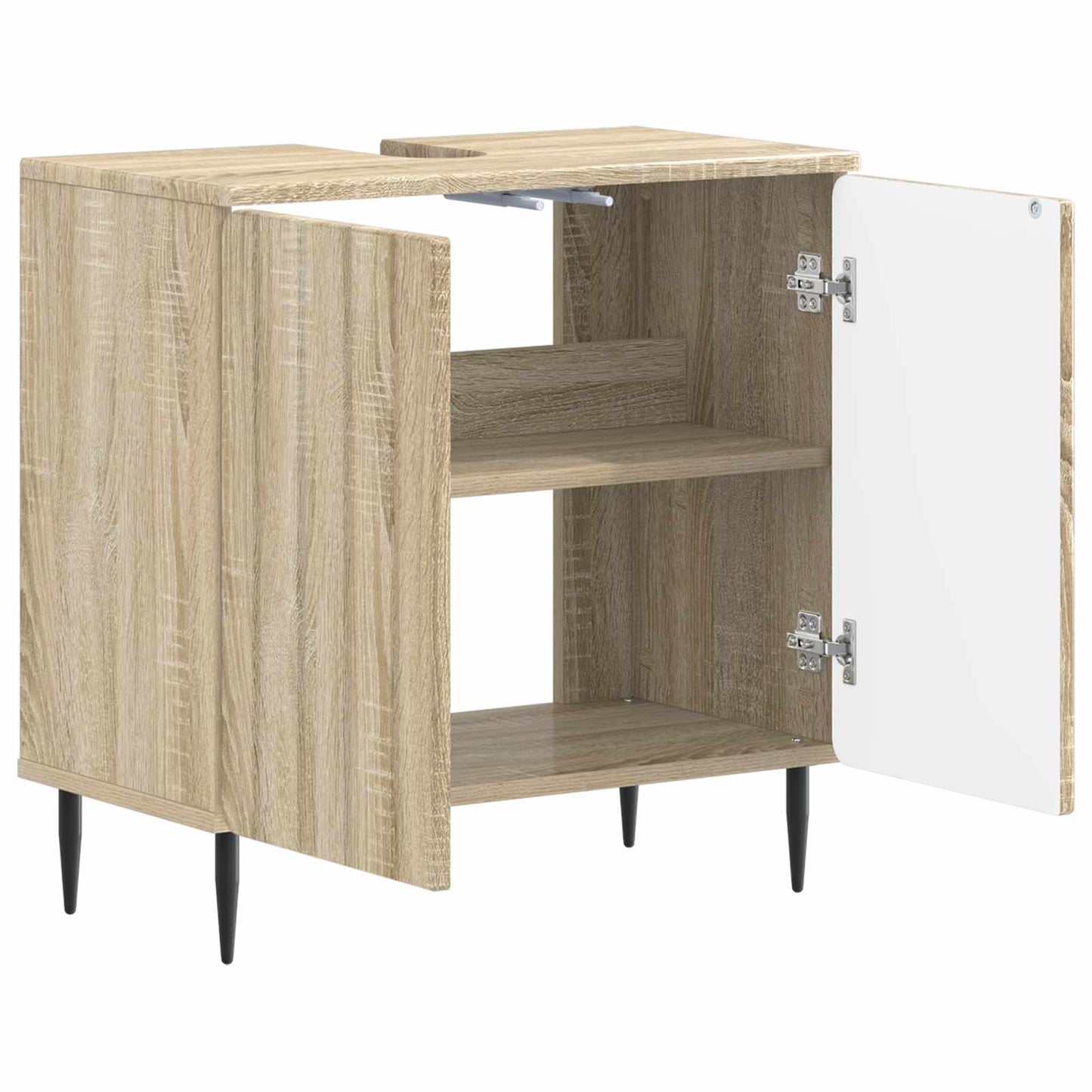 Baderomsvaskeskap ZWOLLE Sonoma eik 59,5 x 31,5 x 59 cm