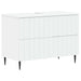 Baderomsvaskeskap ZWOLLE Hvit 82 x 41 x 58,5 cm Konstruert tre