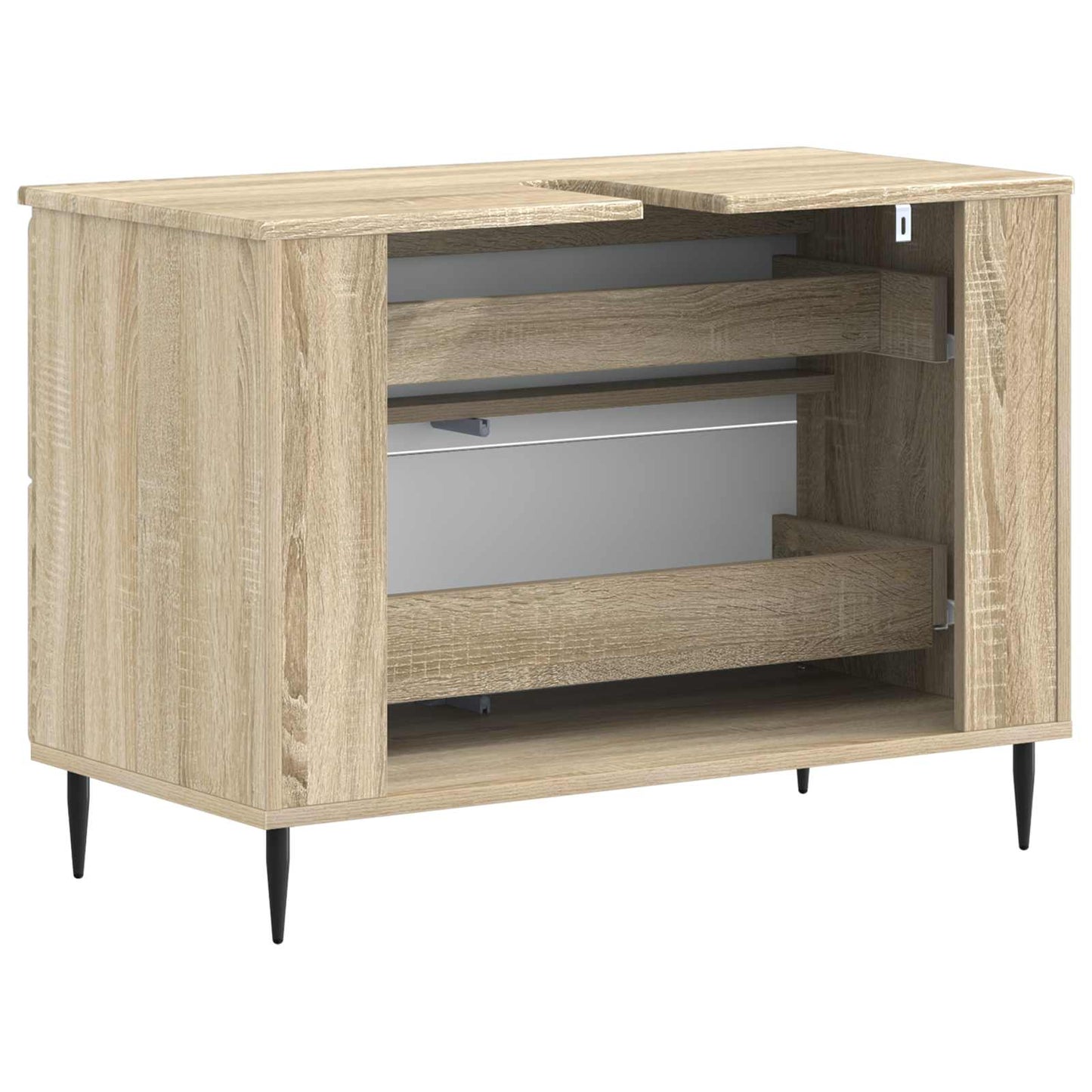 Baderomsvaskeskap ZWOLLE Sonoma eik 82 x 41 x 58,5 cm