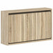 Vegghengt skoskap ZWOLLE 71 x 17 x 43 cm Konstruert tre
