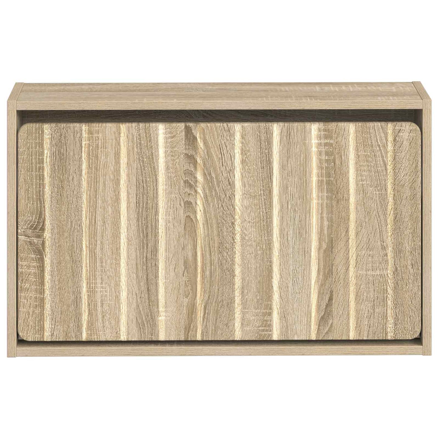Vegghengt skoskap ZWOLLE 71 x 17 x 43 cm Konstruert tre