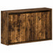Vegghengt skoskap ZWOLLE 71 x 17 x 43 cm Konstruert tre