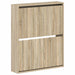 Vegghengt skoskap ZWOLLE 71 x 17 x 86 cm Konstruert tre
