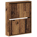 Vegghengt skoskap ZWOLLE 71 x 17 x 86 cm Konstruert tre
