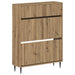 Sko Skap ZWOLLE 78 x 24 x 103 cm Konstruert tre Artisan eik