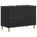 Baderomsvaskeskap ARNHEM Svart 82 x 41 x 59 cm Konstruert tre