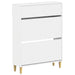 Sko Skap ARNHEM 78 x 24 x 103 cm Konstruert tre Hvit