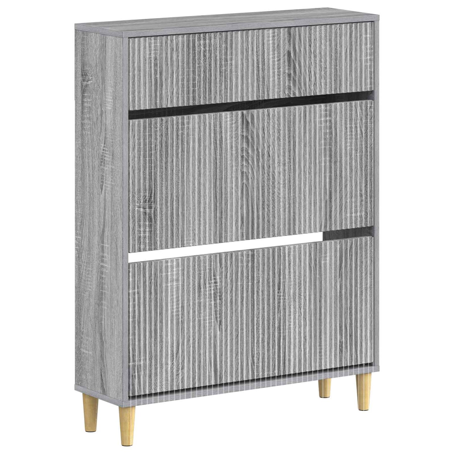 Sko Skap ARNHEM 78 x 24 x 103 cm Konstruert tre Grå Sonoma