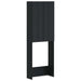 Toalett skap ARNHEM Svart 66 x 25,5 x 190 cm Konstruert tre