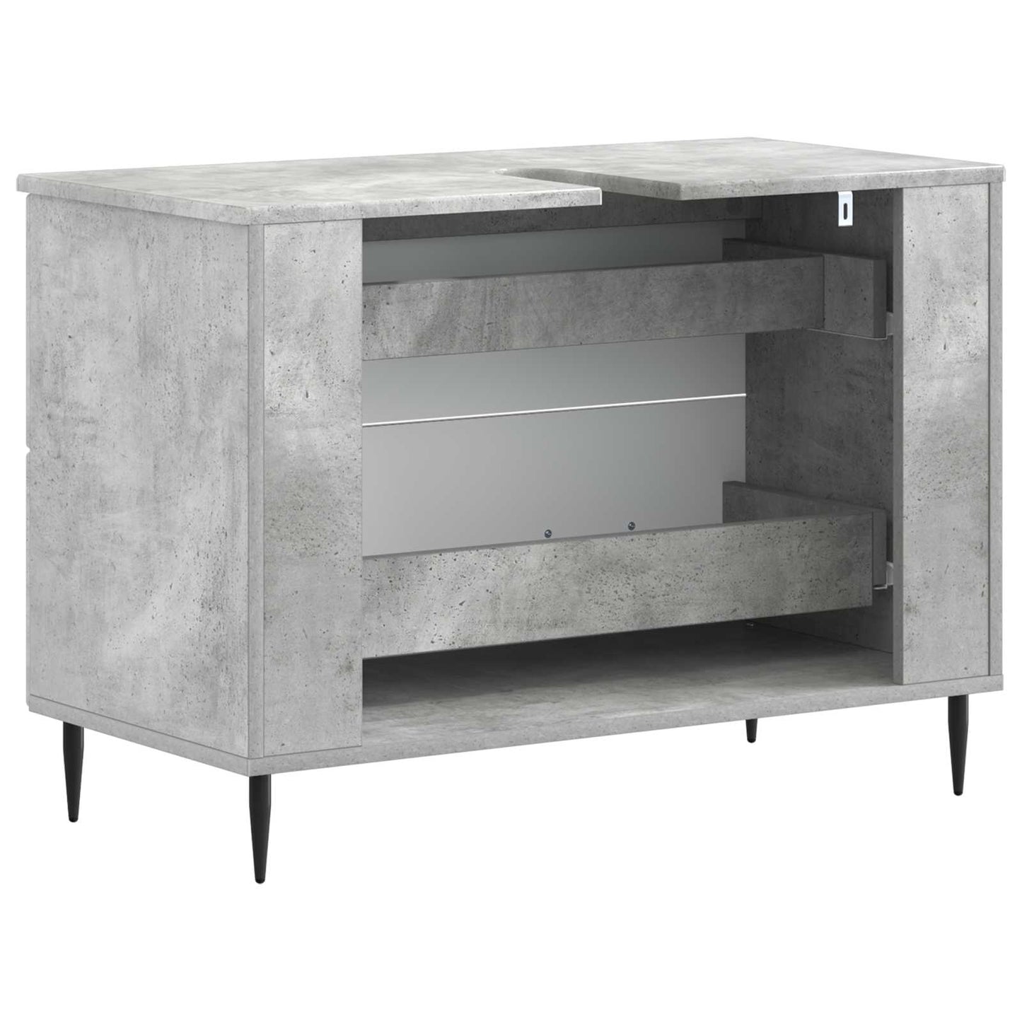 Baderomsvaskeskap HAARLEM Betonggrå 82 x 41 x 58,5 cm