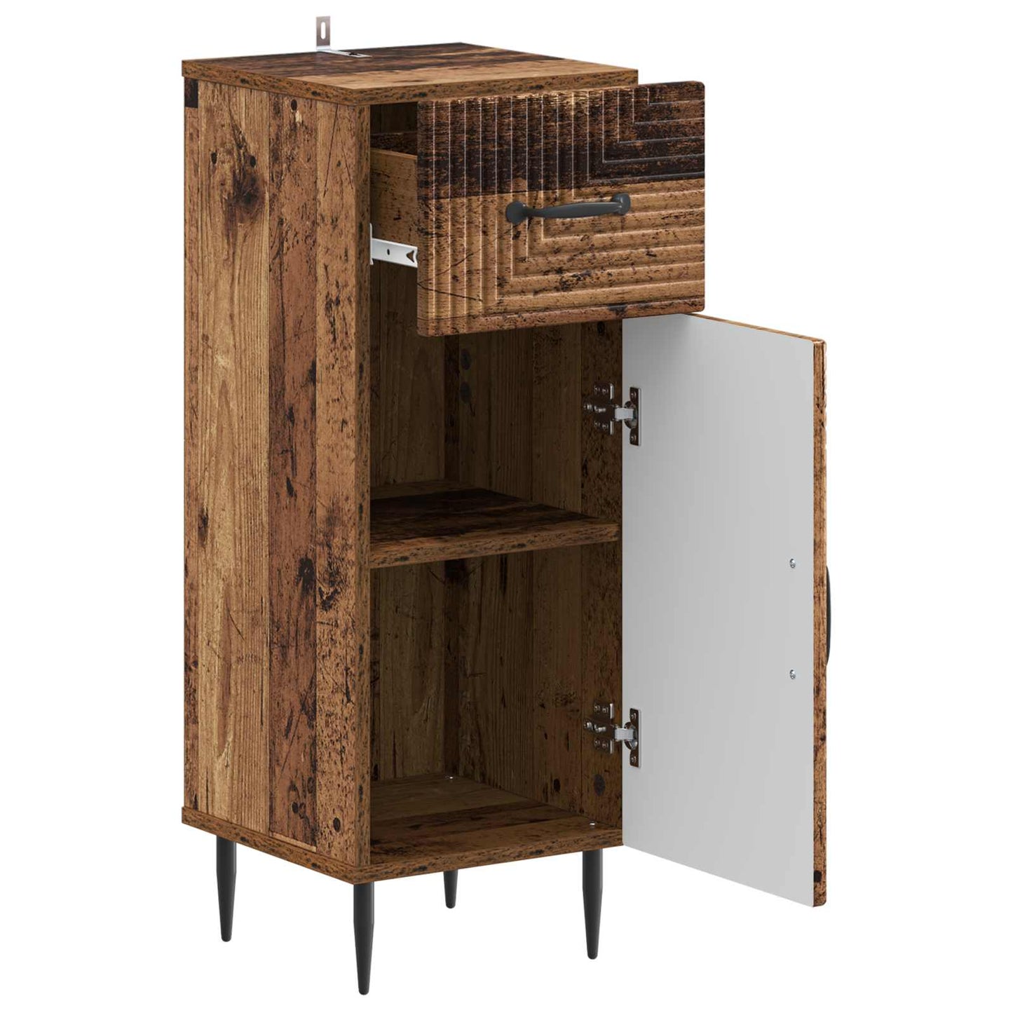 Baderom Oppbevaringsskap HAARLEM Gammelt tre 30 x 31 x 80 cm