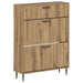 Sko Skap HAARLEM 78 x 24 x 103 cm Konstruert tre Artisan eik