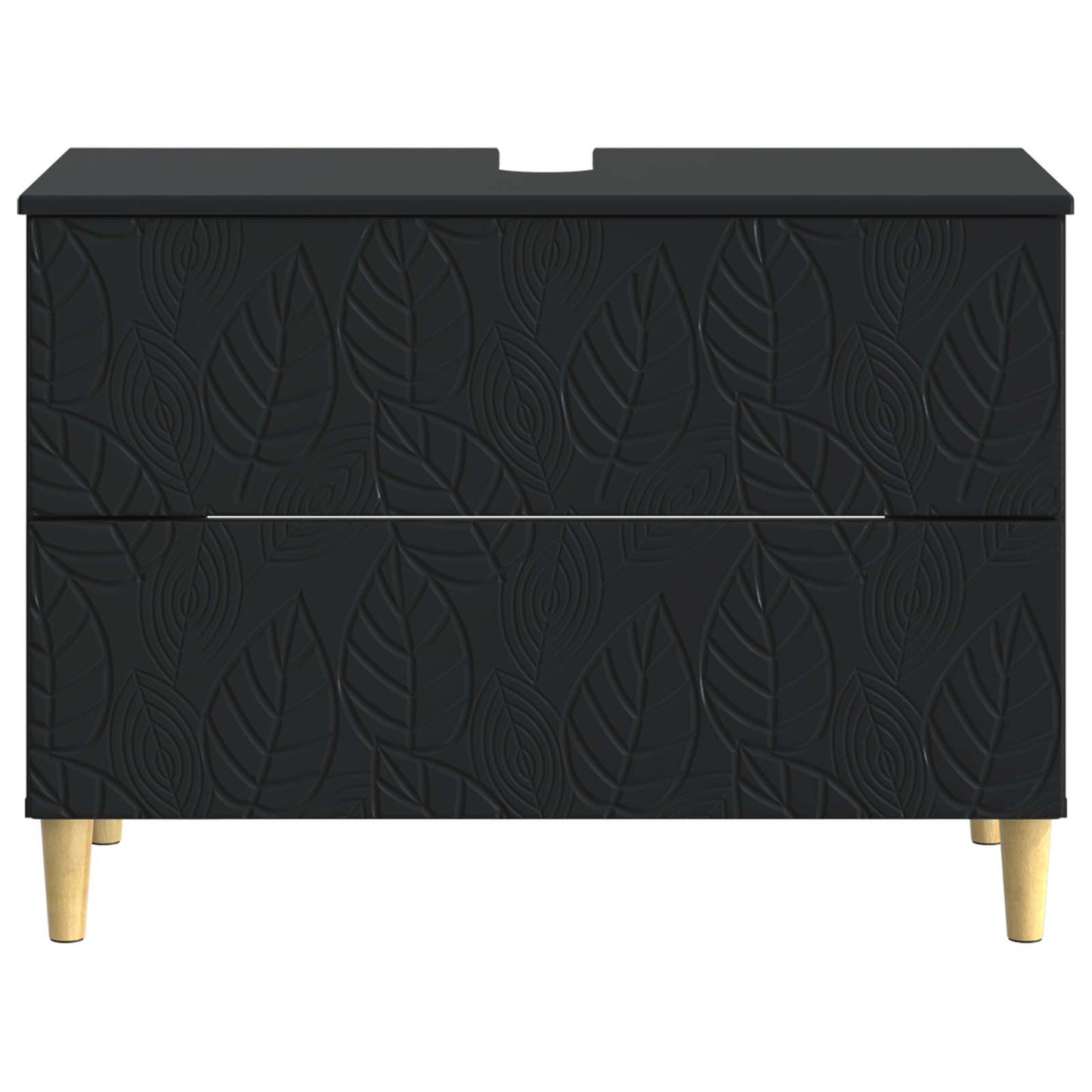 Baderomsvaskeskap DELFT Svart 82 x 41 x 59 cm Konstruert tre