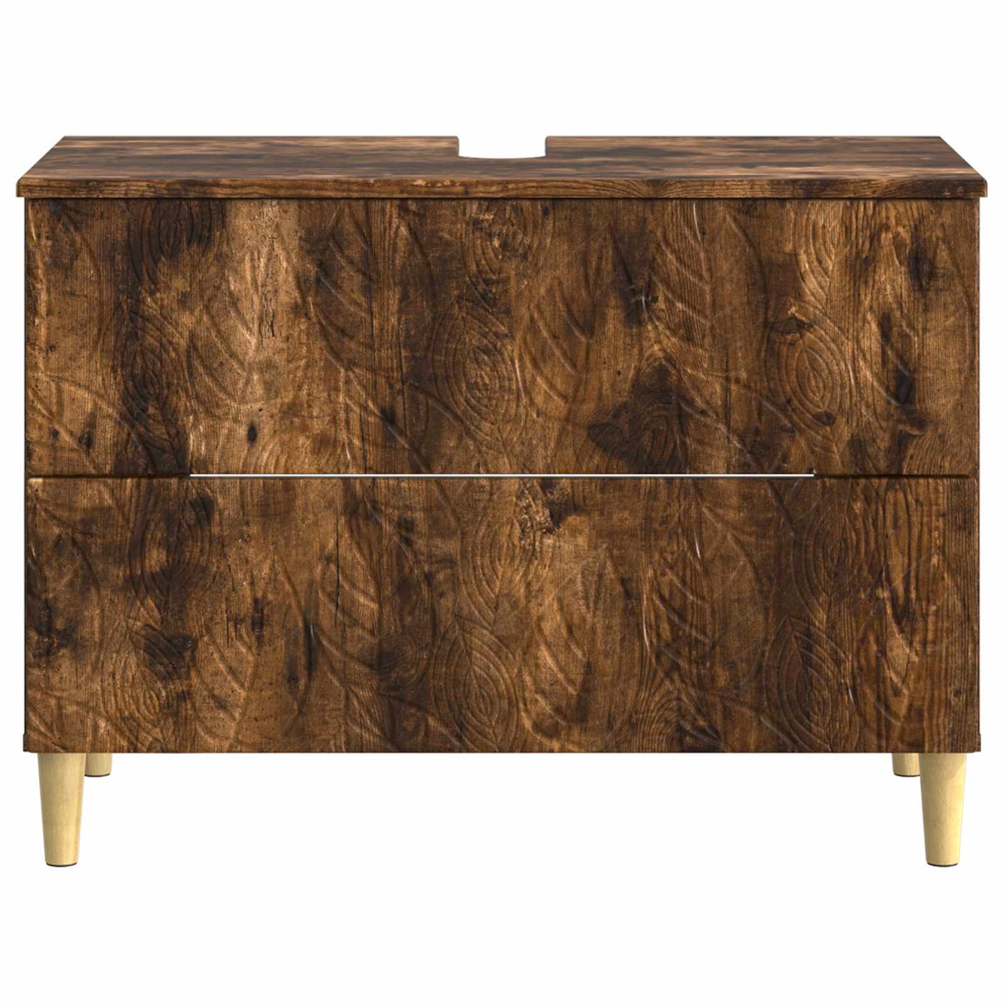 Baderomsvaskeskap DELFT Røkt Eik 82 x 41 x 59 cm Konstruert tre