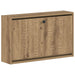Vegghengt skoskap DELFT 71 x 17 x 43 cm Konstruert tre