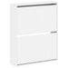 Vegghengt skoskap DELFT 71 x 17 x 86 cm Konstruert tre Hvit