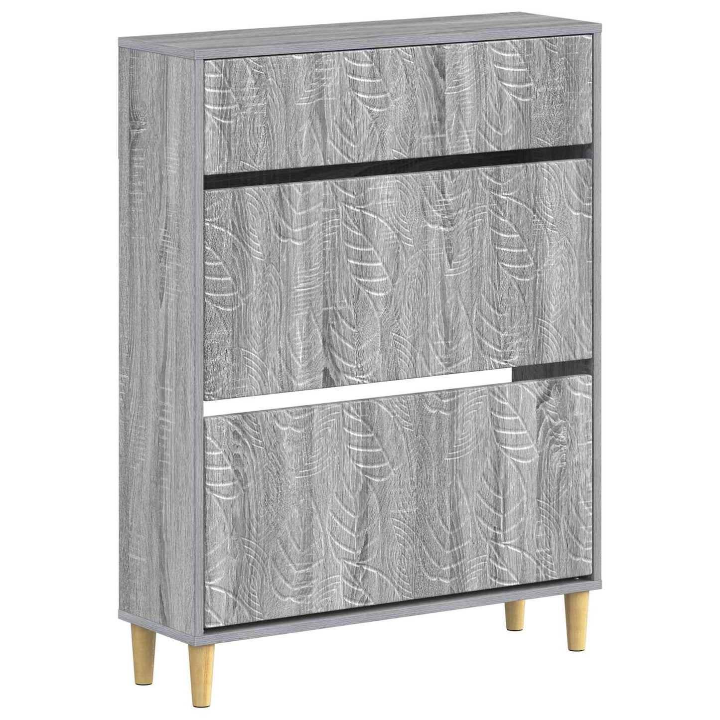 Sko Skap DELFT 78 x 24 x 103 cm Konstruert tre Grå Sonoma