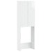 Toalett skap DELFT Høgglans hvit 66 x 25,5 x 190 cm