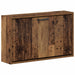 Vegghengt skoskap HOORN 71 x 17 x 43 cm Konstruert tre
