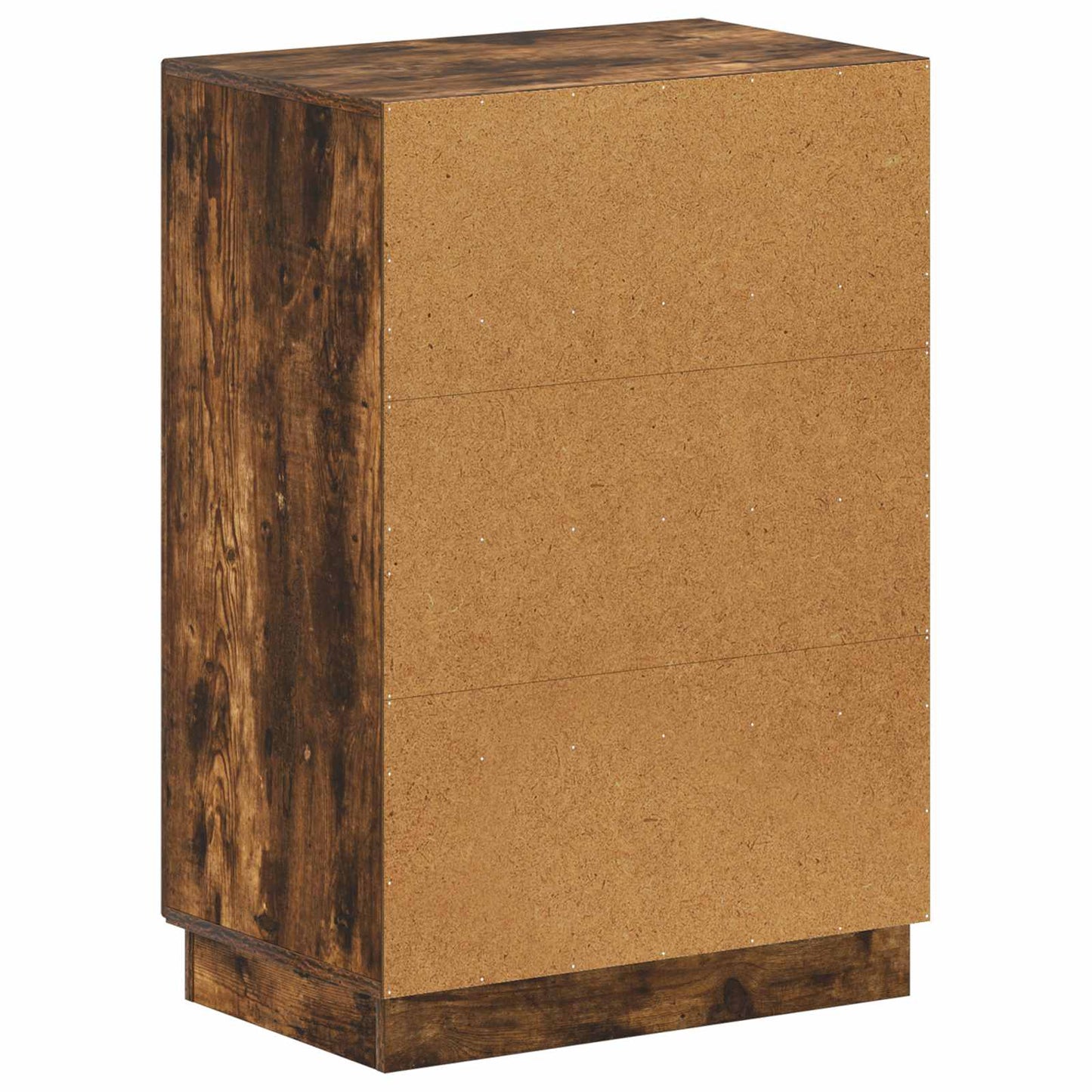 Sko Skap HOORN 59,5 x 39,5 x 87 cm Konstruert tre Røkt Eik