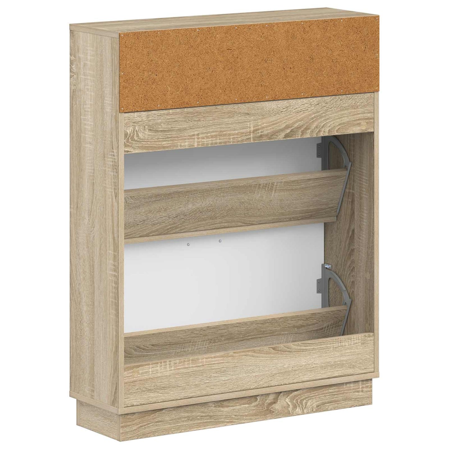 Sko Skap HOORN 78 x 24 x 100 cm Konstruert tre Sonoma eik