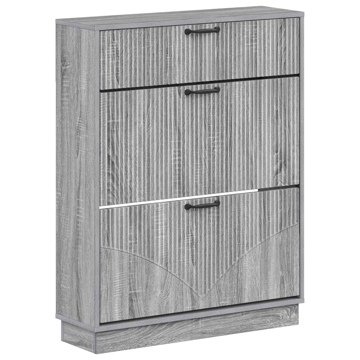 Sko Skap HOORN 78 x 24 x 100 cm Konstruert tre Grå Sonoma