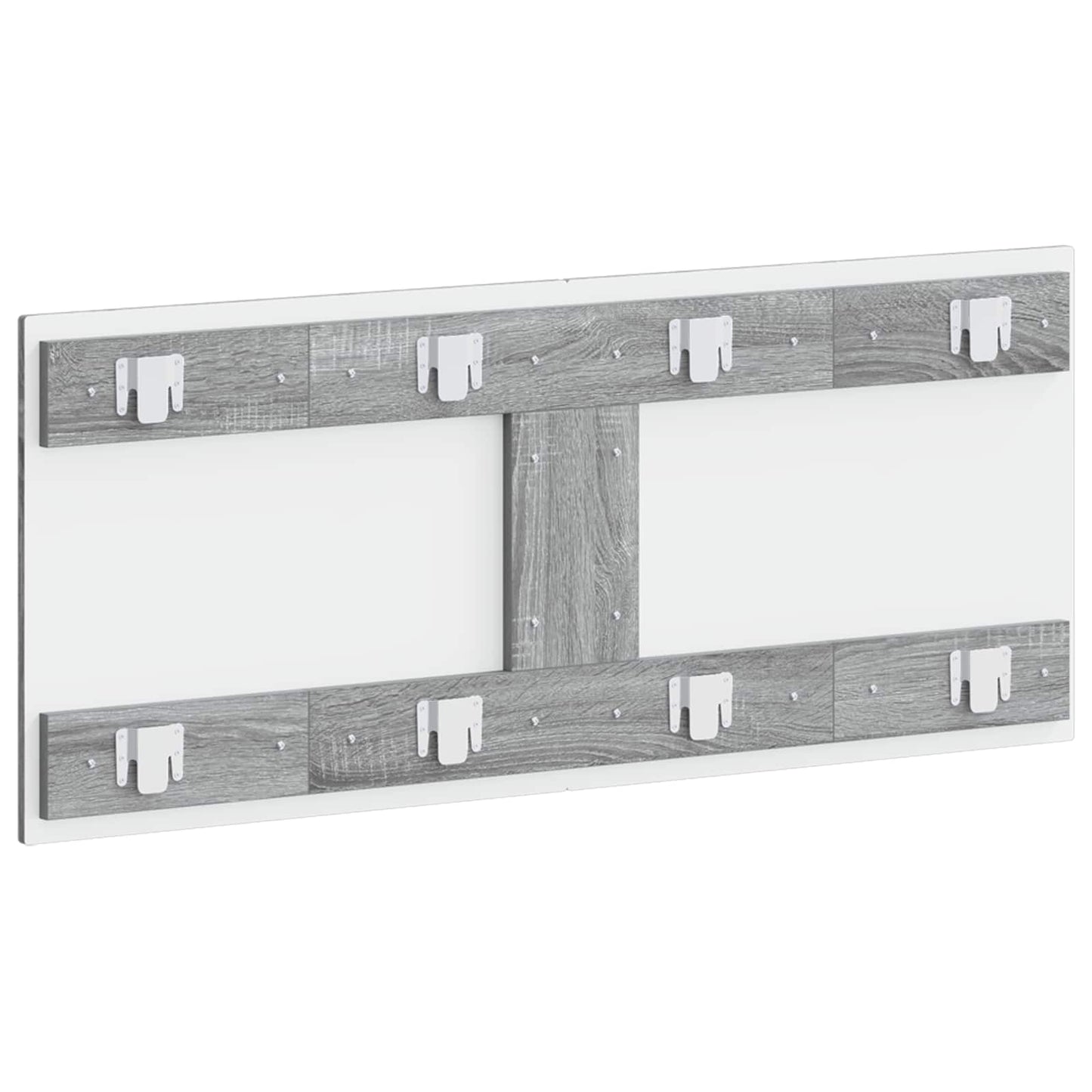 Vegghengt Hodegjerde HOORN Grå Sonoma Konstruert tre
