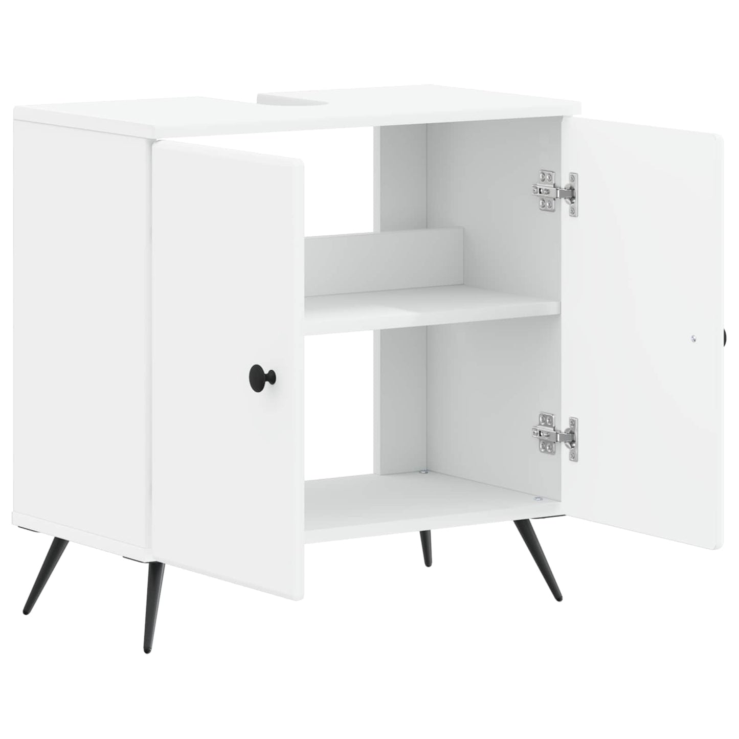 Baderomsvaskeskap BREDA Hvit 59,5 x 31,5 x 59 cm Konstruert tre