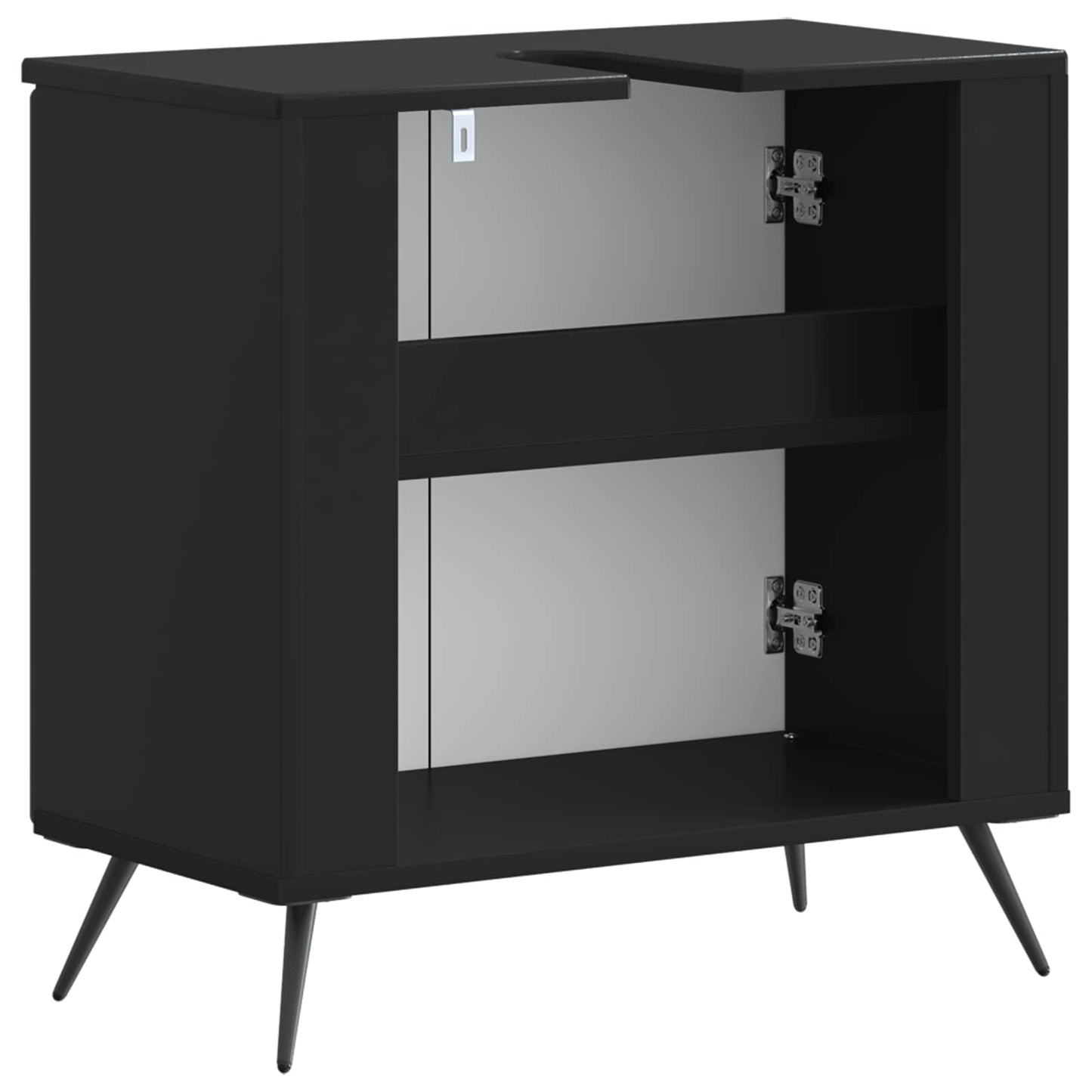 Baderomsvaskeskap BREDA Svart 59,5 x 31,5 x 59 cm
