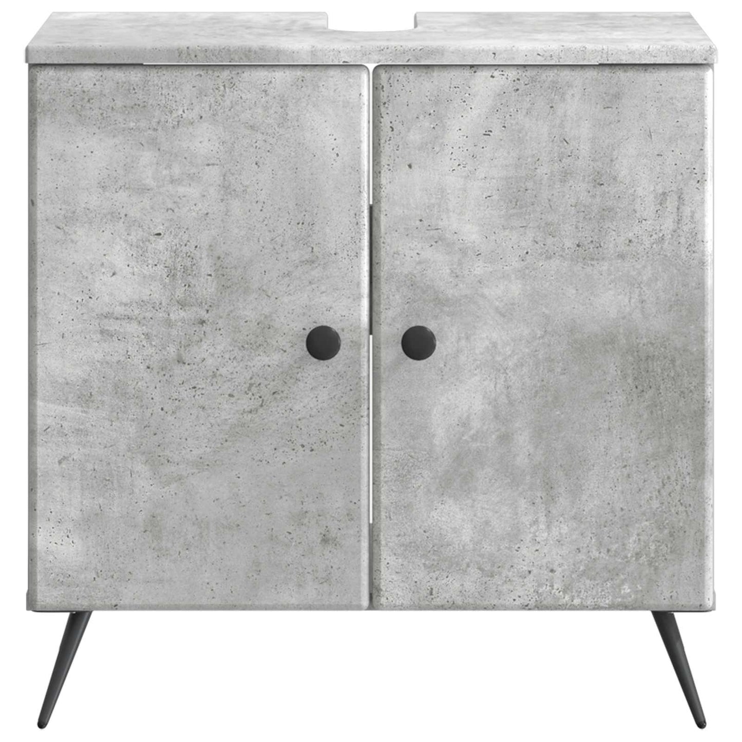 Baderomsvaskeskap BREDA Betonggrå 59,5 x 31,5 x 59 cm