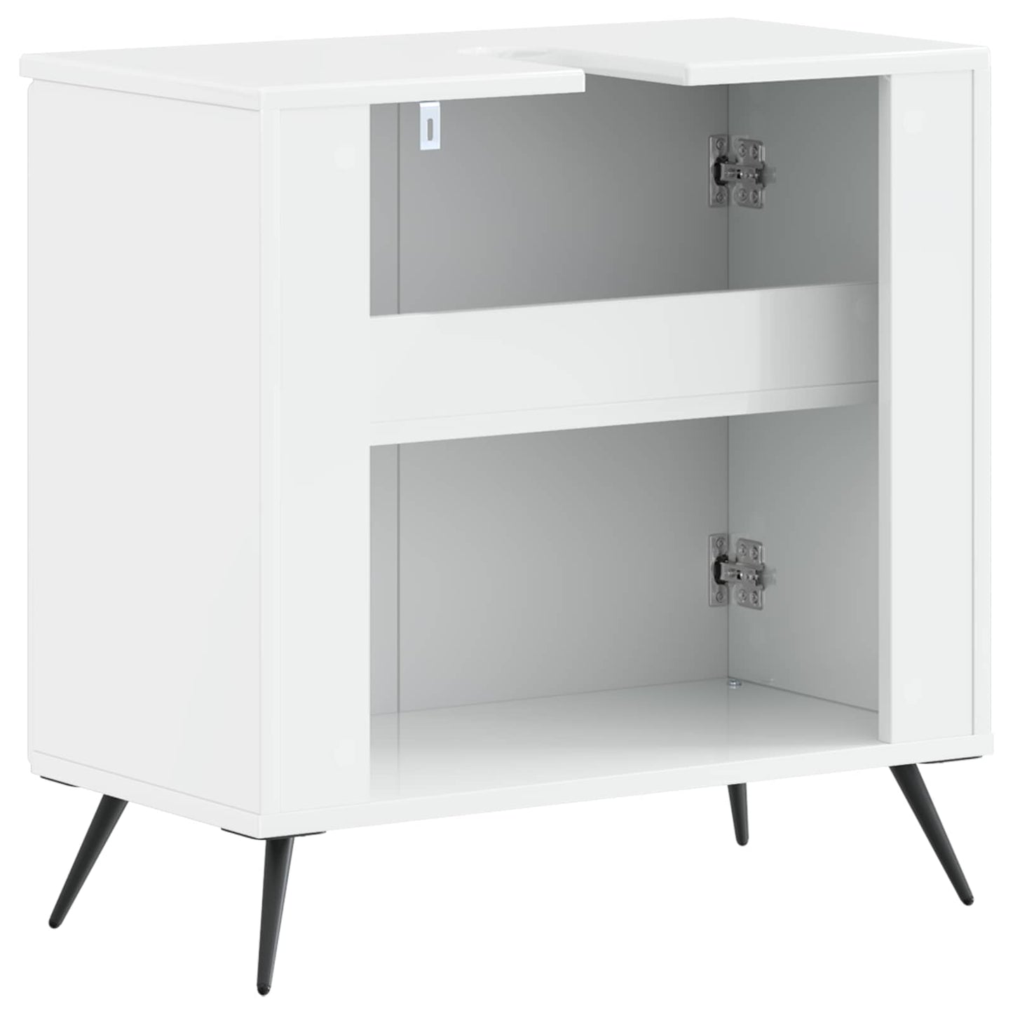 Baderomsvaskeskap BREDA Høgglans hvit 59,5 x 31,5 x 59 cm